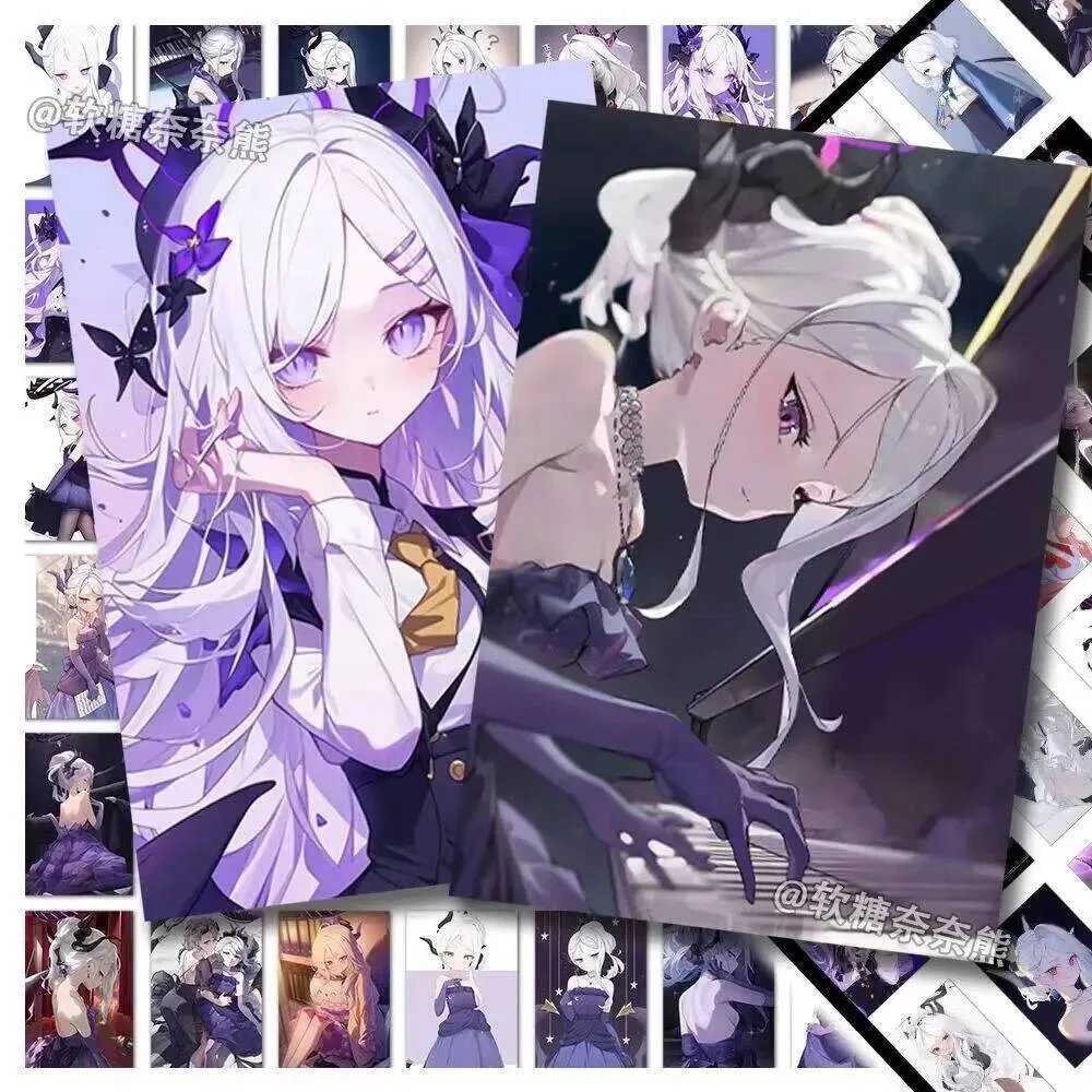 48-Pack Blue Archive Sorasaki Hina Waterproof Stickers