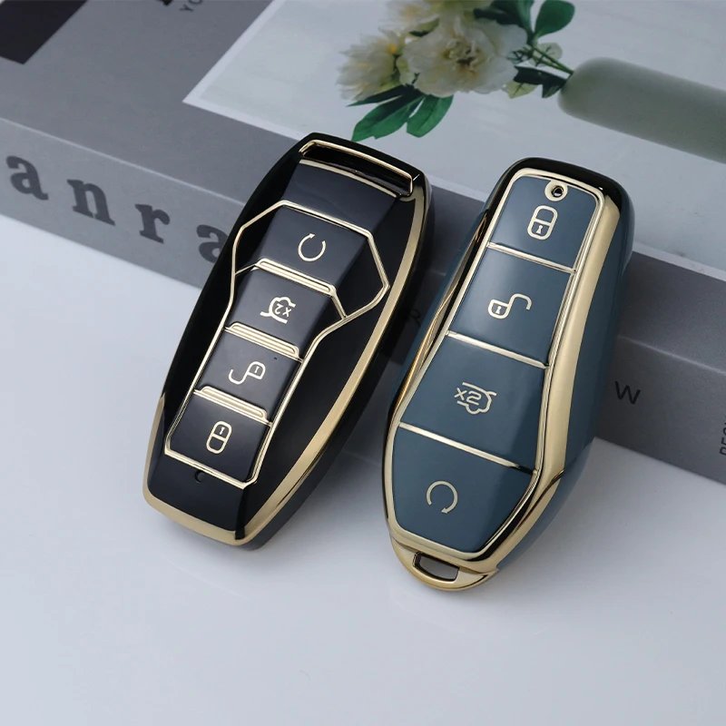 TPU 4-Button BYD Car Key Fob Case – Song Pro, Han, Tang