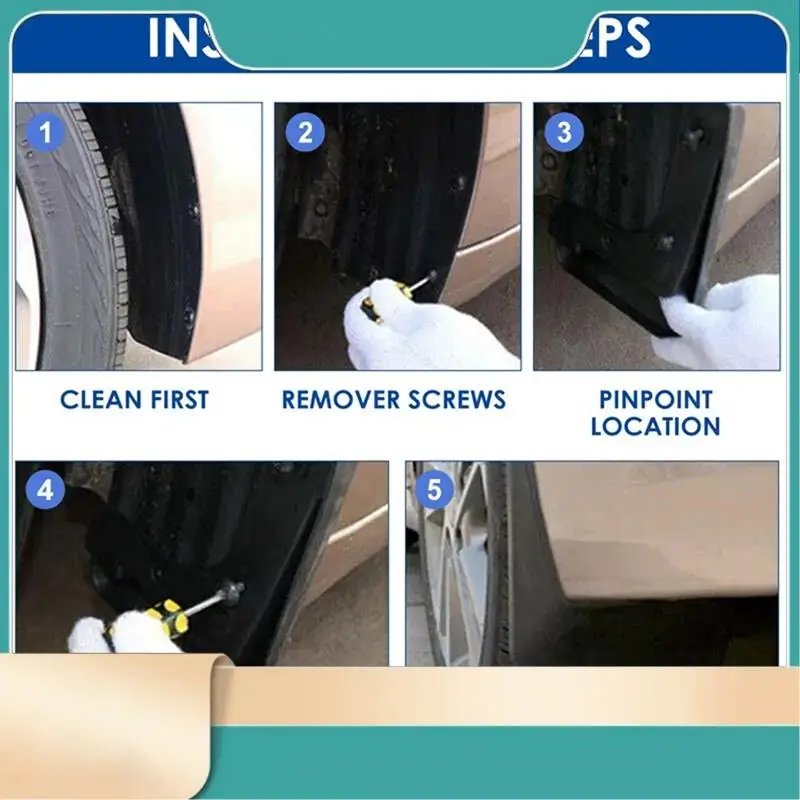 4-Piece Mud Flaps for BYD Atto 3 (2022-2024) Splash Guards
