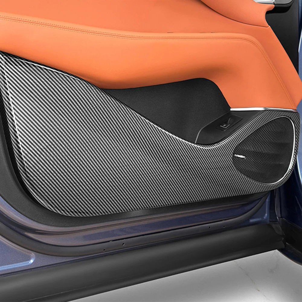 BYD Sealion 7 2024-2025 Carbon Fiber Door Kick Plates Set