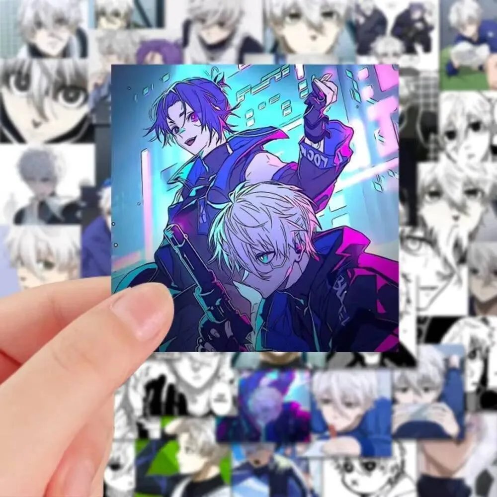 54-Pack Blue Lock Nagi Seishiro Waterproof Sticker Set