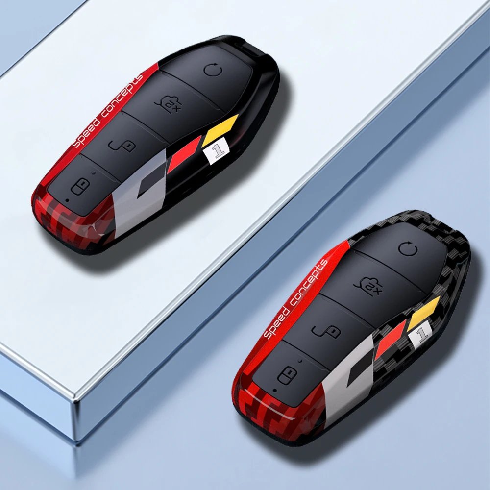 ABS Carbon Key Fob Case for BYD (Song Plus, Atto 3, Han)