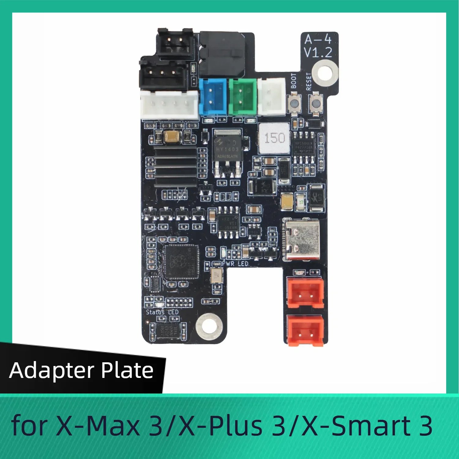 QIDI X-Max/X-Plus/X-Smart 3 Print Head Adapter Plate