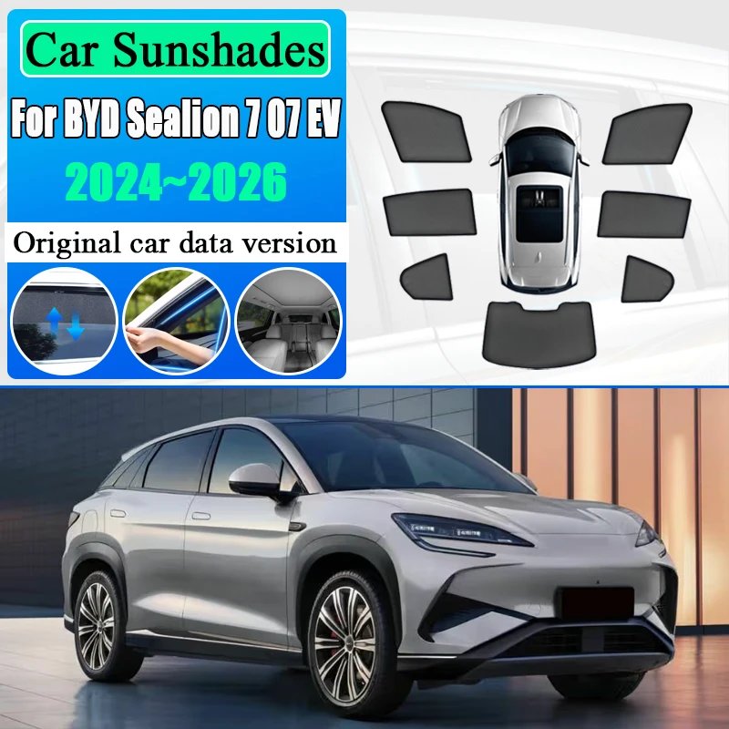 Magnetic Anti-UV Sunshade for BYD Sealion 7/07 EV (2024-26)