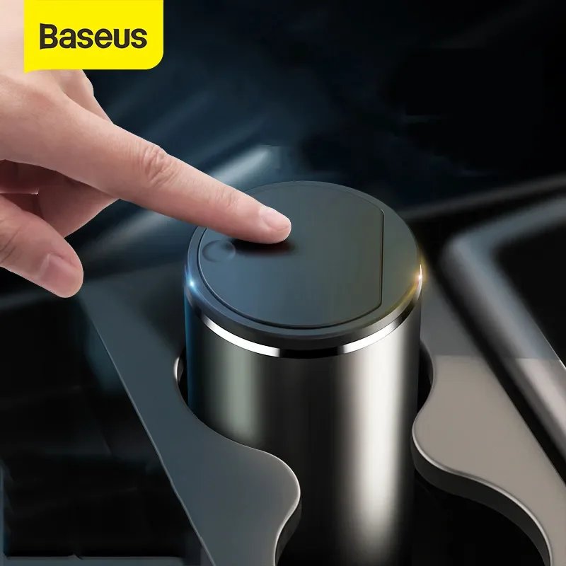 Baseus Alloy Car Trash Can & Organizer