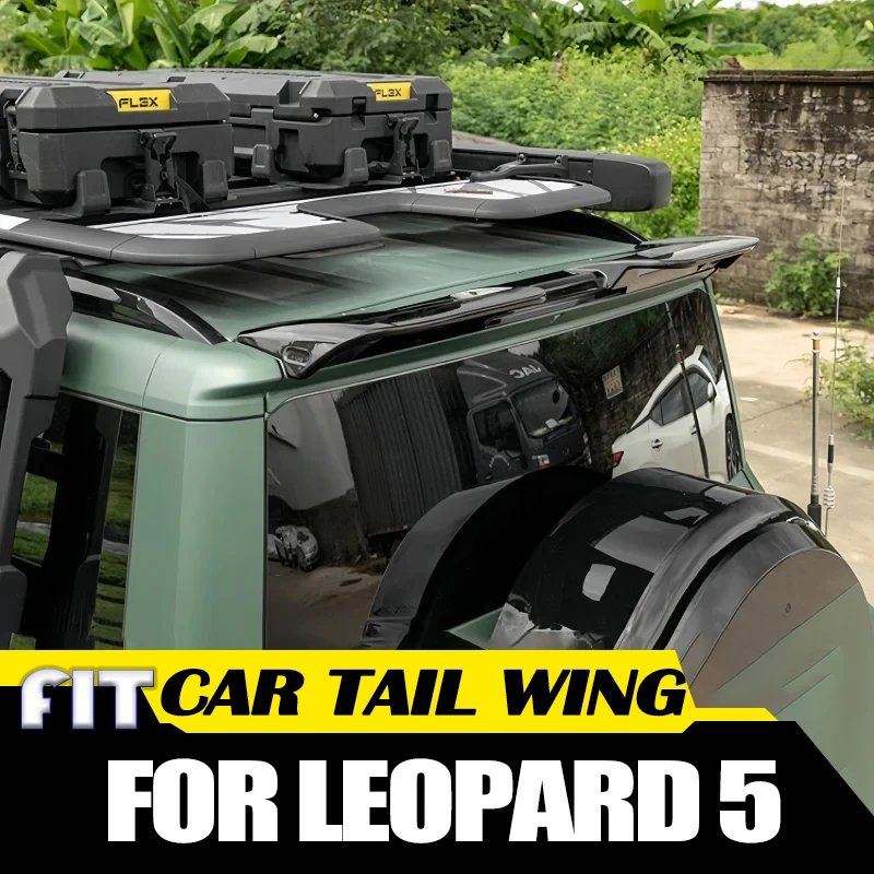 Auto Roof Hollow Tail Wing Review: BYD Equation Leopard 8 (2024–2025) Modified Rear Spoiler