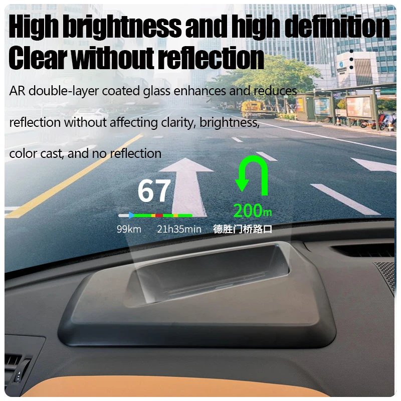 Denza B5 (Bao 5) HUD Screen Cover – Dustproof Anti-Glare