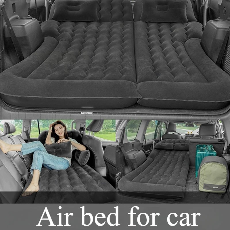 Portable 2-in-1 Inflatable Car Bed for SUV Travel