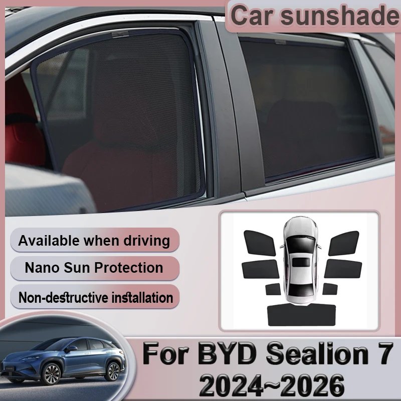BYD Sealion 7 Magnetic Privacy Mesh Sunshade 2024-2026