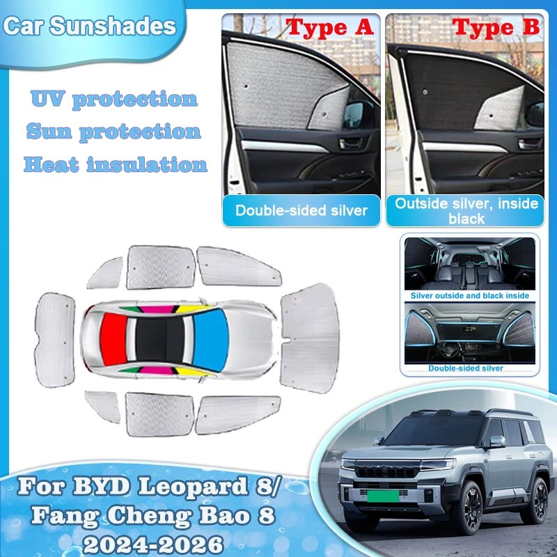 BYD Leopard 8 / Denza B8 Windshield & Side Sunshade 2024-26