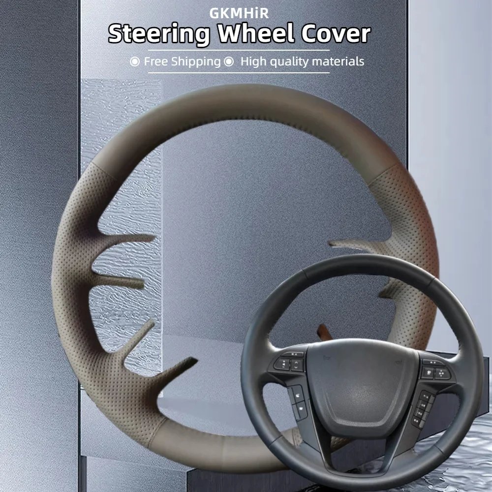 BYD Leather Hand-Stitched Steering Wheel Cover