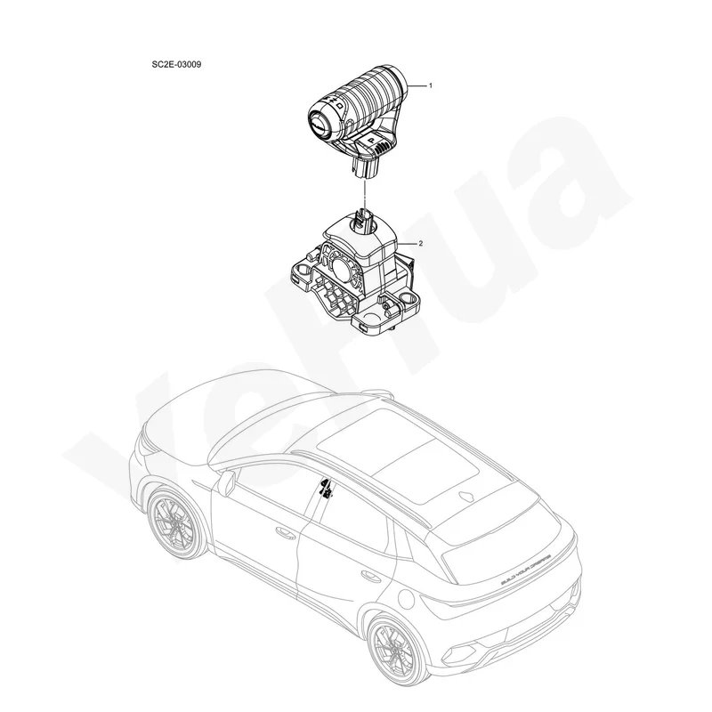 OEM Shift Control Mechanism BYD Atto 3/Yuan Plus 2021-2025