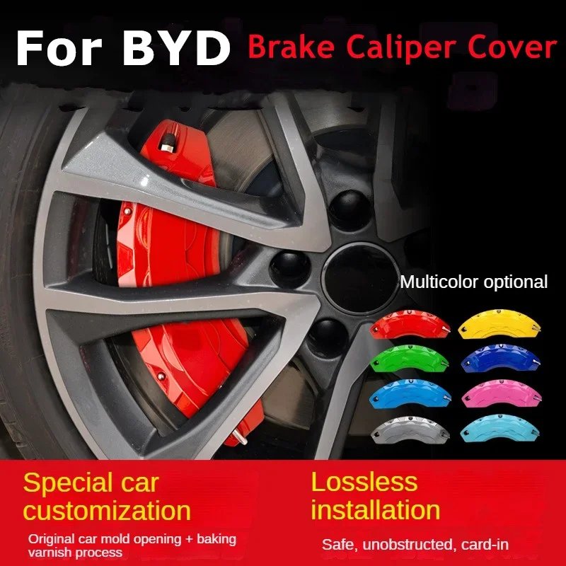 BYD Aluminum Brake Caliper Covers – Fits Qin, Song & More