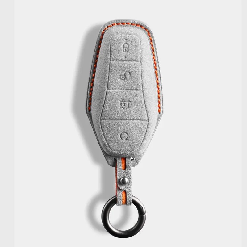 BYD Suede Leather Key Cover – EA1/Han/Qin/Song/Tang/Atto3