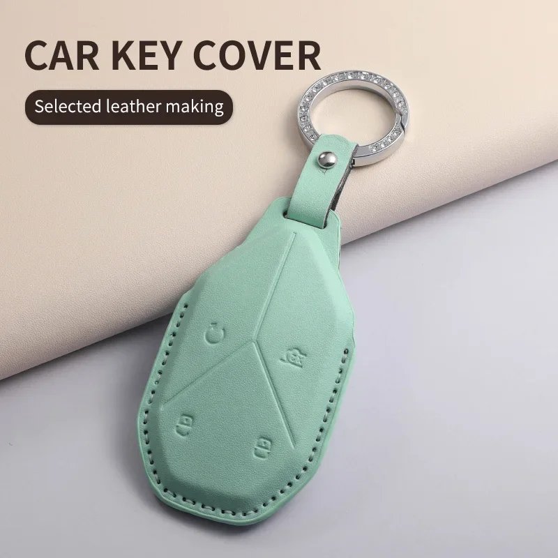 PU Leather Key Cover for BYD Formula/Leopard Super 3/5/8/9