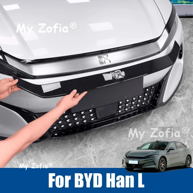 BYD Han L 2025-2026 Black ABS Bumper & Window Molding Trim