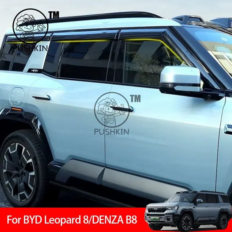 BYD Leopard 8/DENZA B8 2025-26 Window Visors & Rain Guards
