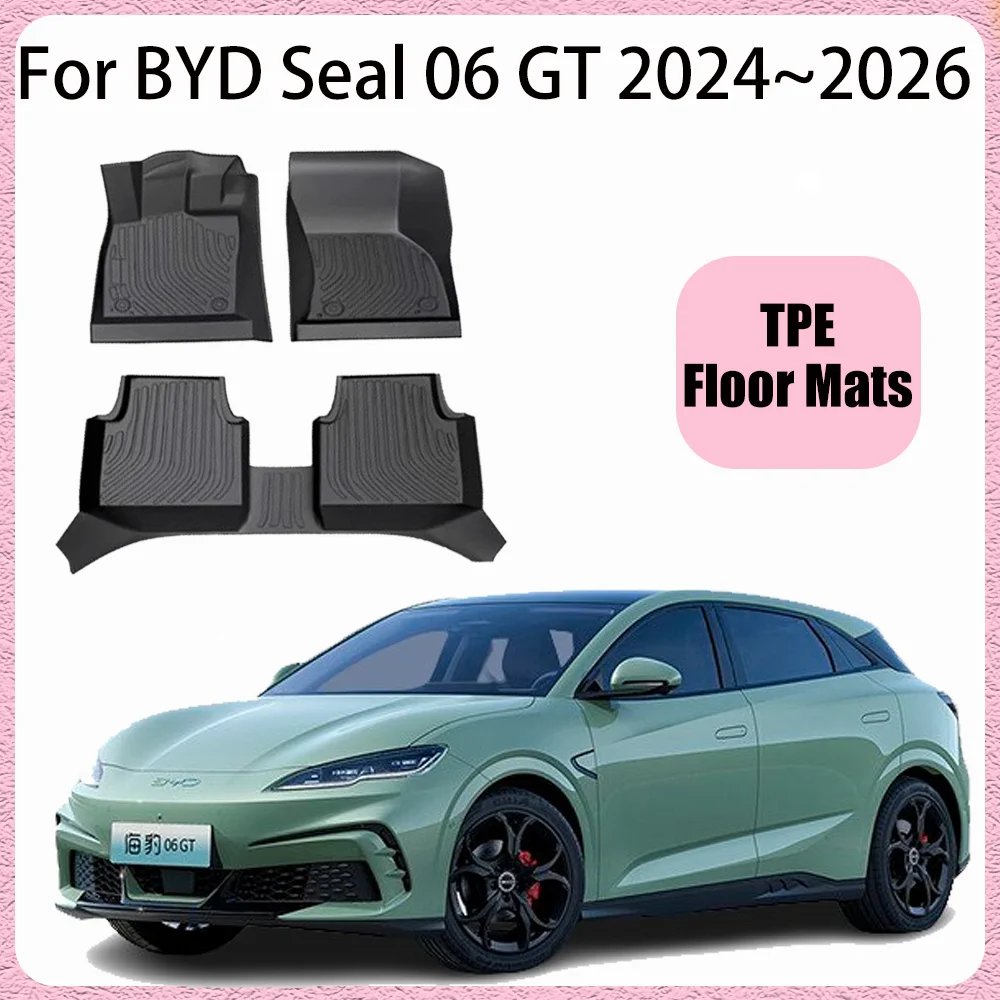BYD Seal 06 GT 2024-2026 LHD TPE Scratchproof Floor Mats