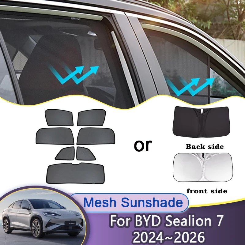 BYD Sealion 7 Magnetic Privacy Sunshades 2024-2026