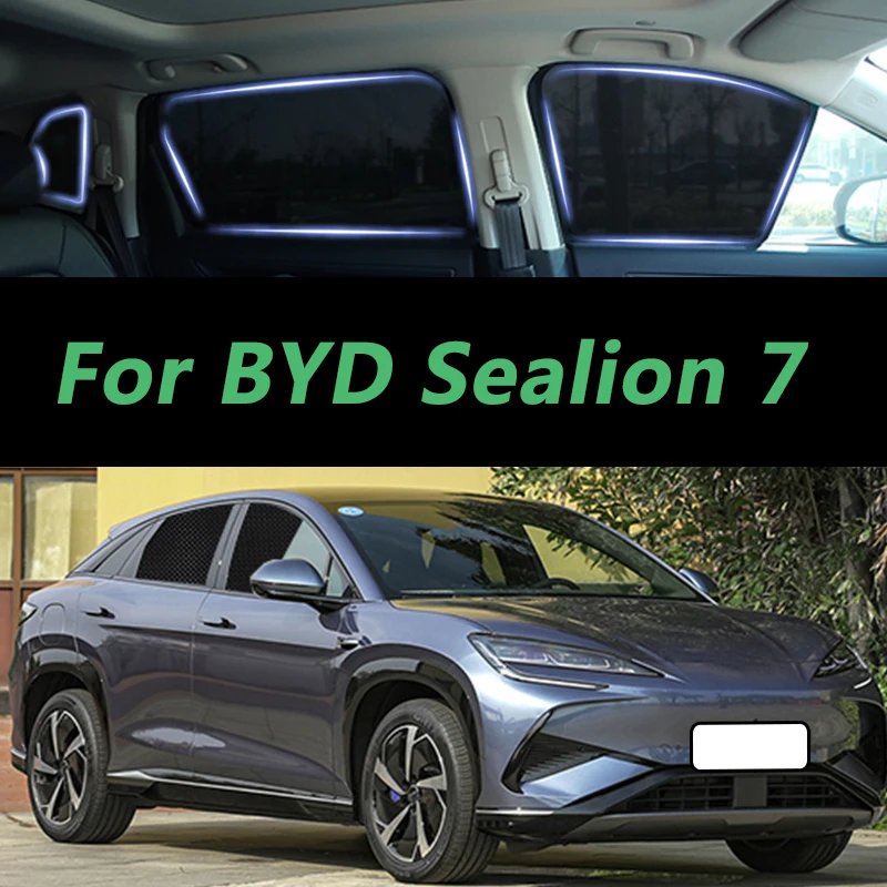 BYD Sealion 7 (2024-25) Side Window Mesh Sunshade