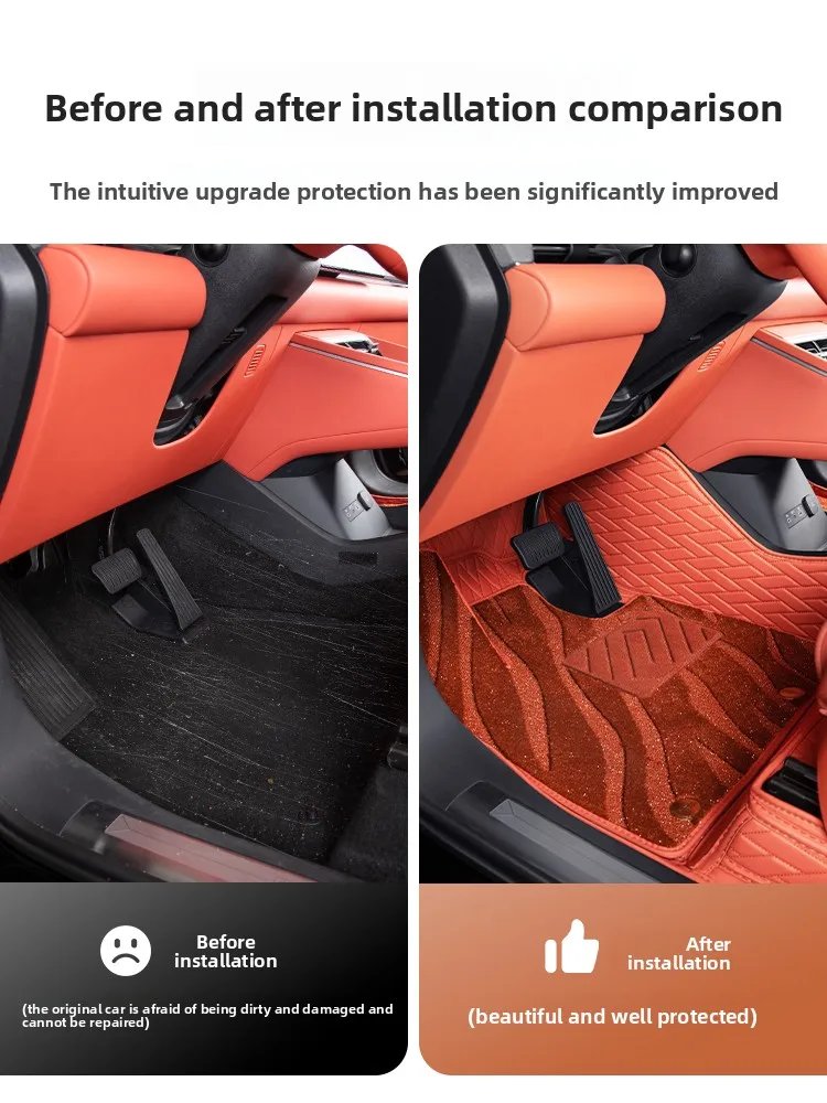 BYD Sealion 8/Tang L 4pc Full-Surround Leather Floor Mats