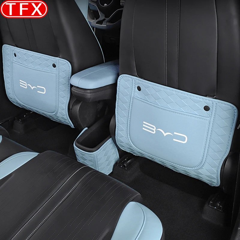 BYD Seagull/Dolphin Mini 2024 PU Leather Seatback Protector