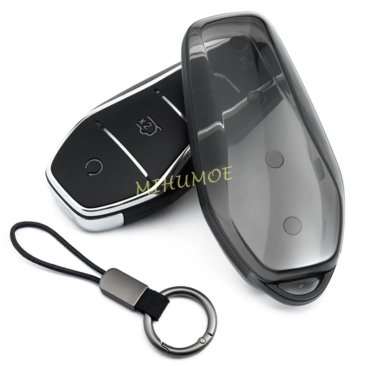 BYD Key Fob Cover – Smoky Case, Fits Song Pro & Yuan Plus