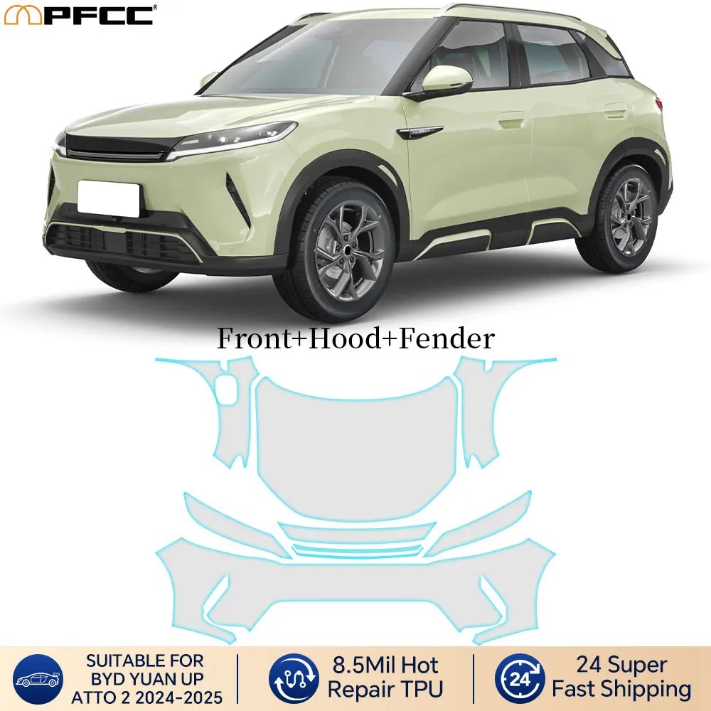 BYD Yuan/Atto 2 Front Bumper Clear PPF TPU 2024-25