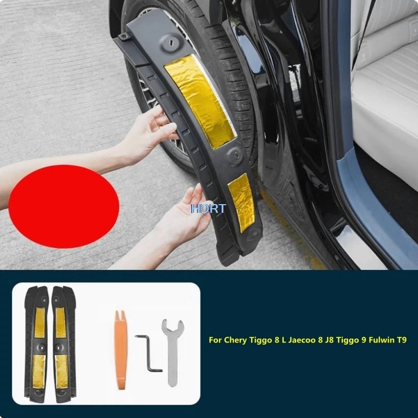 Front & Rear Mud Flaps for Chery Tiggo 8L/9/Jaecoo 8