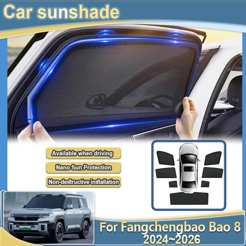Window Sunshade Mesh for Denza B8 & Leopard 8 (2024-2026)