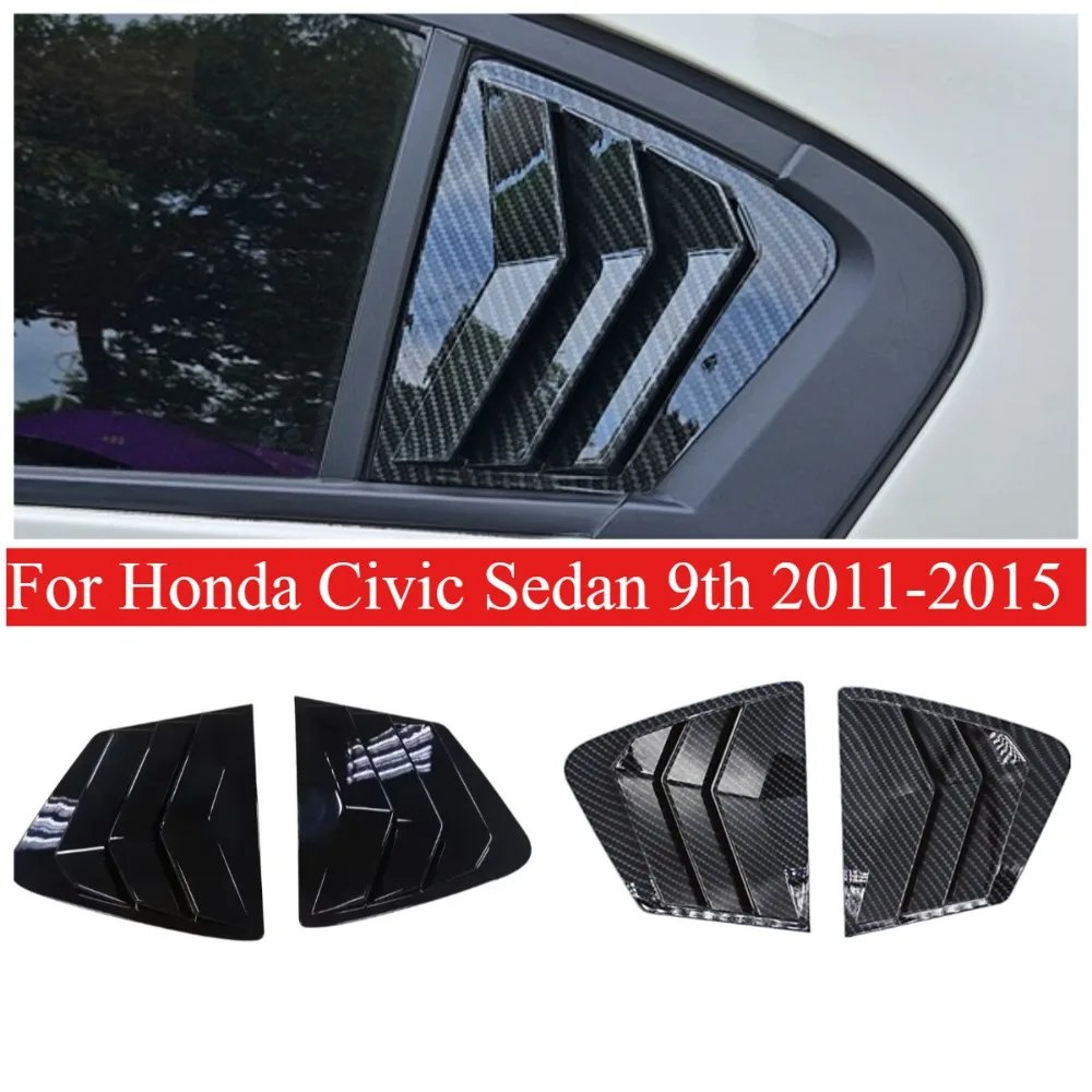 Honda Civic Sedan (9th Gen) 2011-2015 Rear Window Louvers
