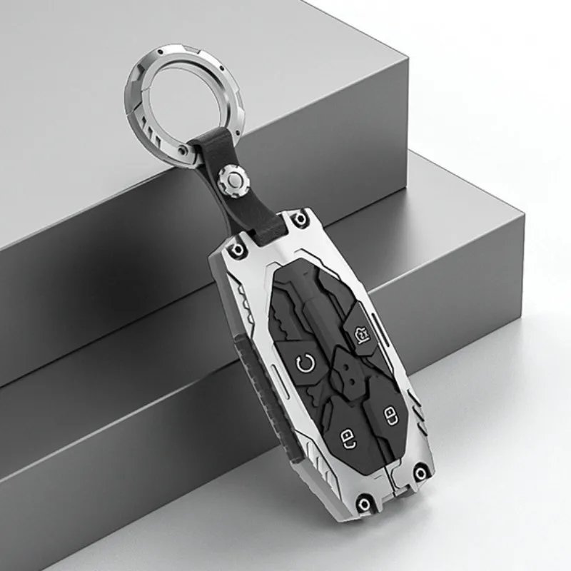 BYD Equation Leopard 3/5/8 Key Fob Cover with Keychain