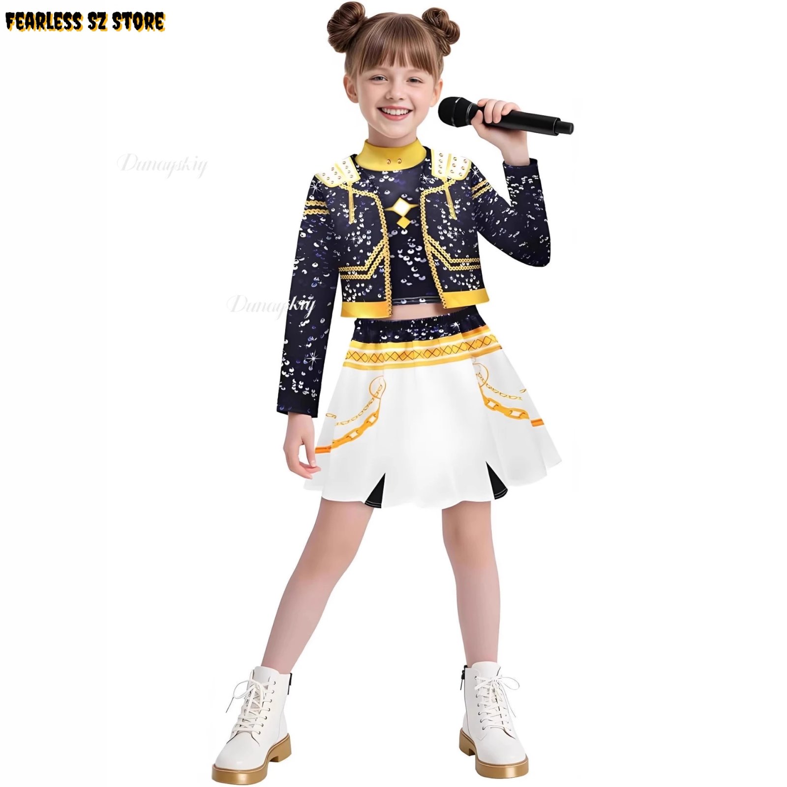 K-Pop Demon Hunter Girls Cosplay Costume – Kids Halloween