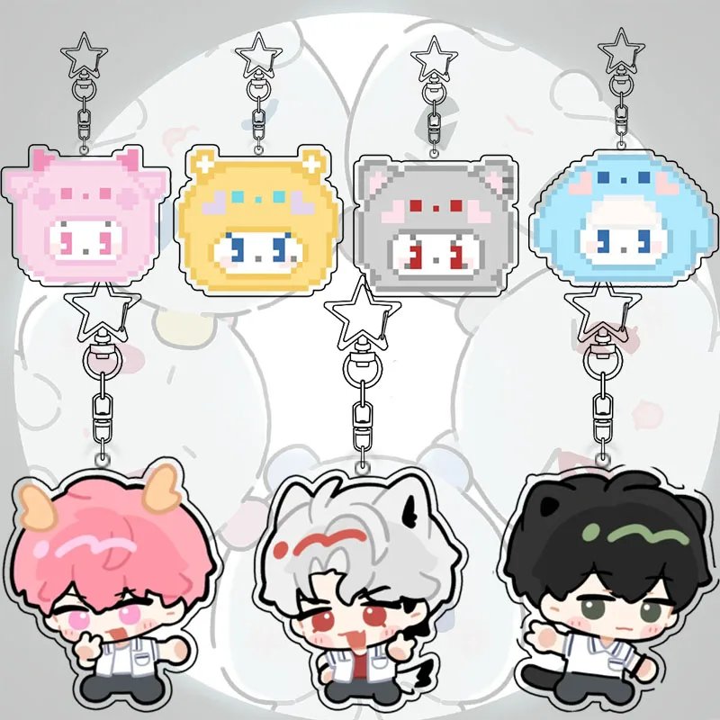 Plave Pixels Nam Yejun Acrylic Backpack Keychain