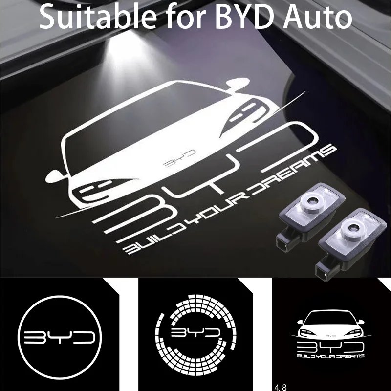 BYD Han Qin Song HD LED Door Welcome Projector Lights