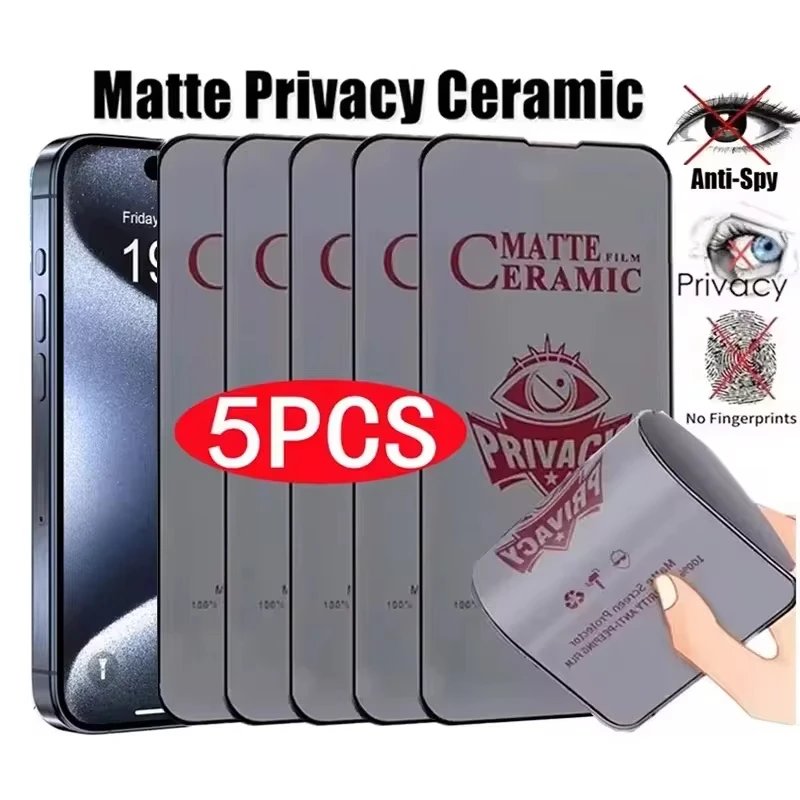Matte Ceramic Privacy Screen – Samsung S25 Ultra/S24/S23