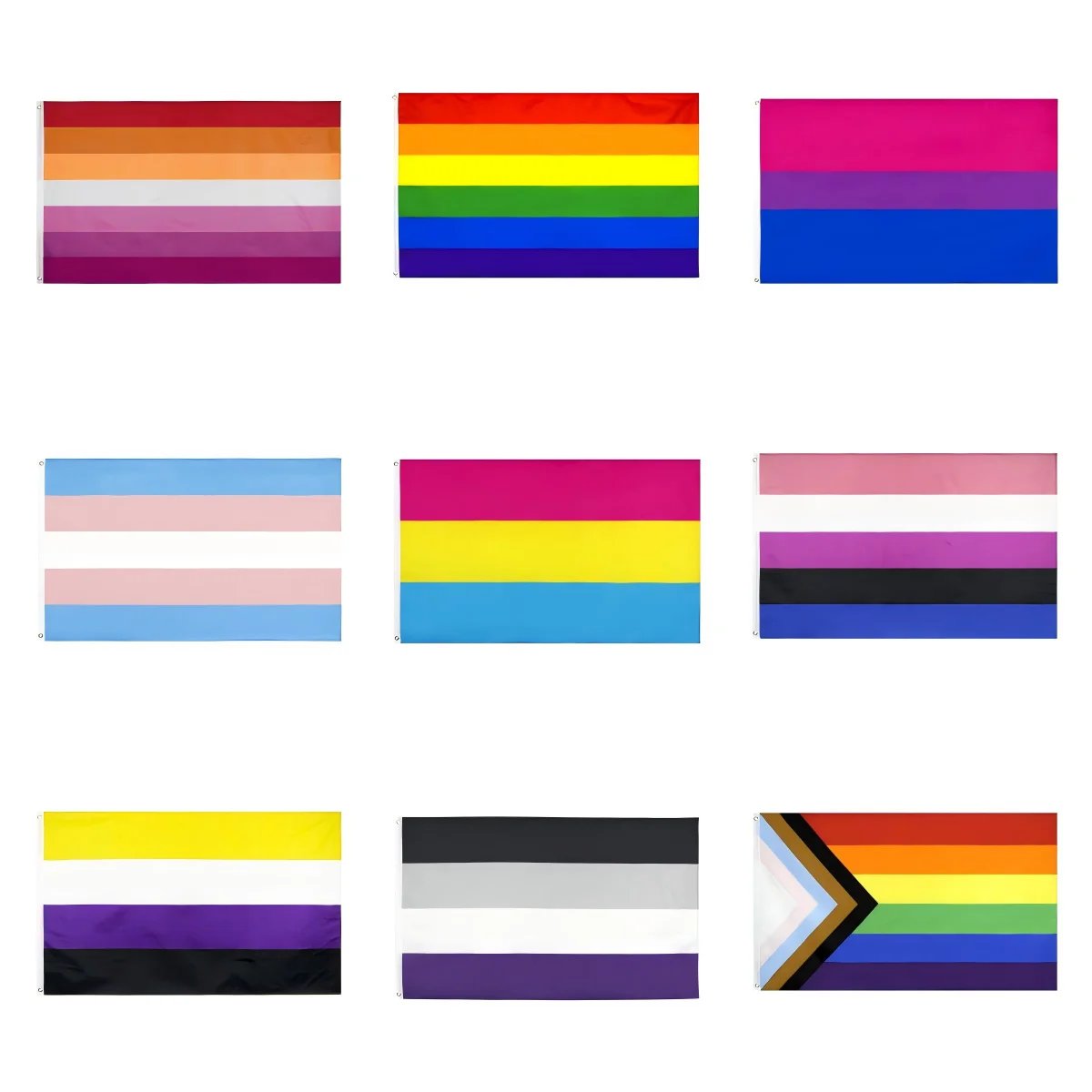 3×5 ft Pride Flag – Rainbow LGBTQIA+ Banner