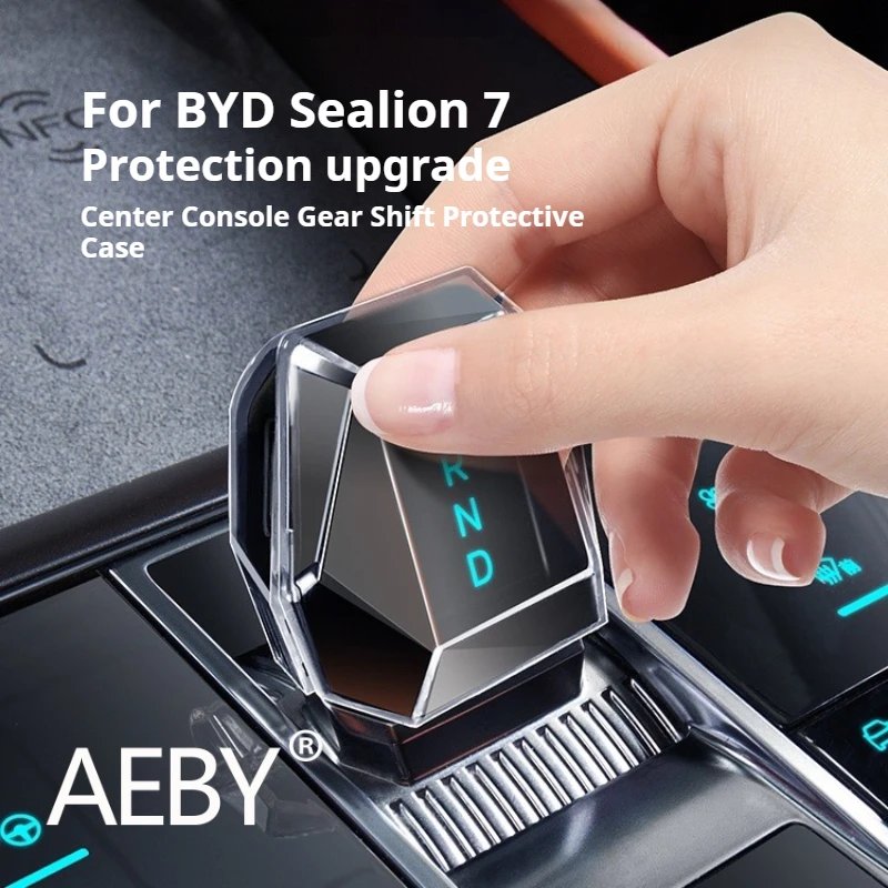 AEBY BYD Sealion 7 Anti-Scratch PVC Gear Knob Cover 2024-25