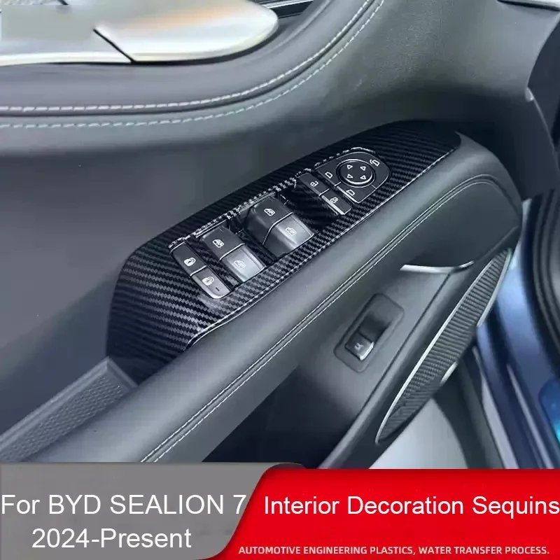 Carbon Fiber ABS Interior Trim for BYD Sealion 7 (2024-26)