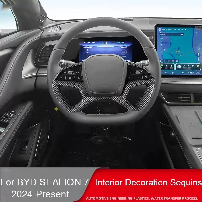 Carbon Fiber Window Panel for BYD Sealion 7 (L/R 2024-26)