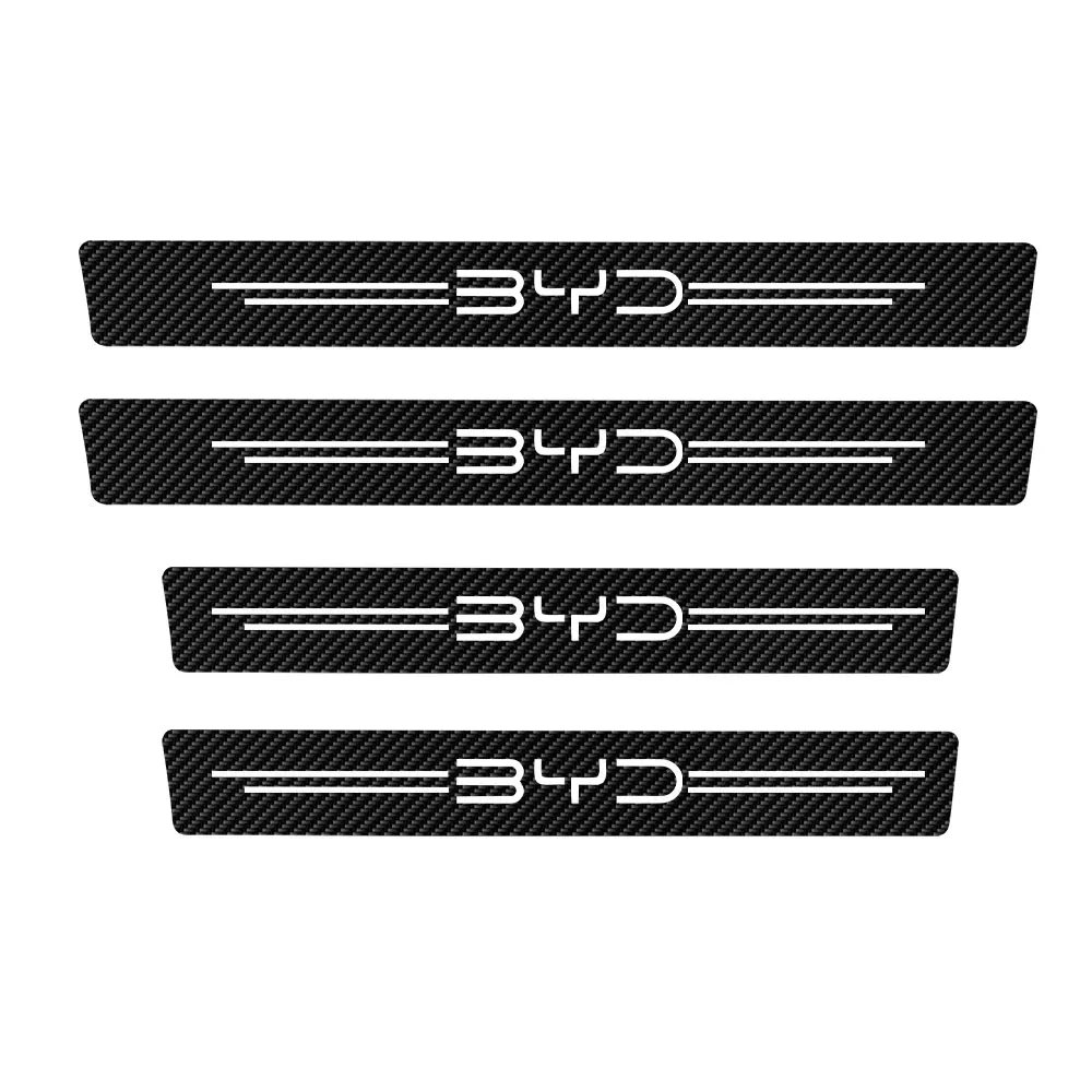 BYD Car Door Sill Protectors – Anti-Scratch Decals