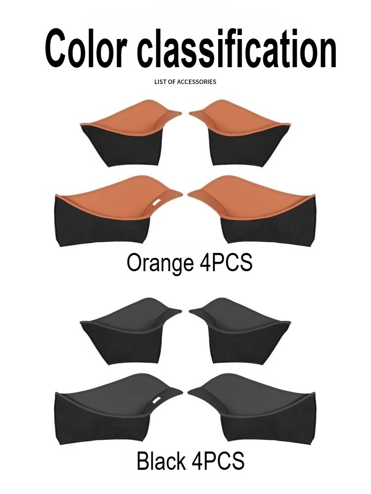 Shockproof Leather Door Storage for BYD Sealion 7 24-25