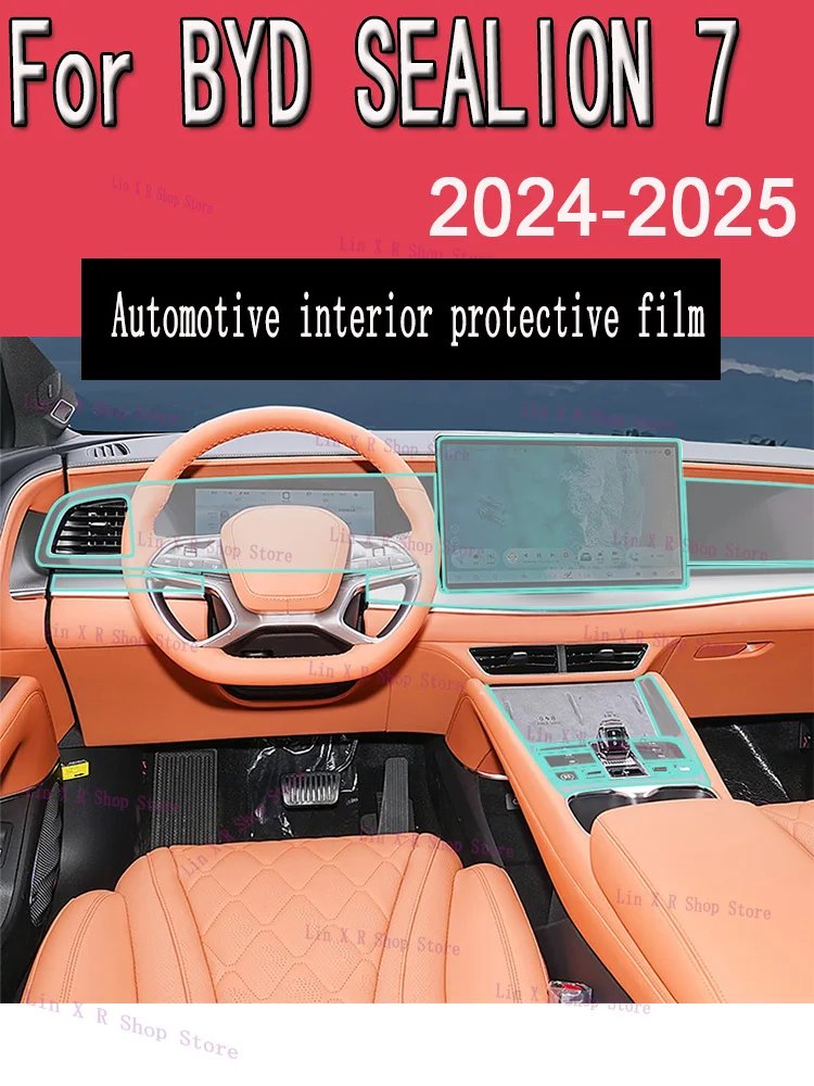 BYD Sealion 7 (2024-25) TPU Gearbox & Nav Screen Protector