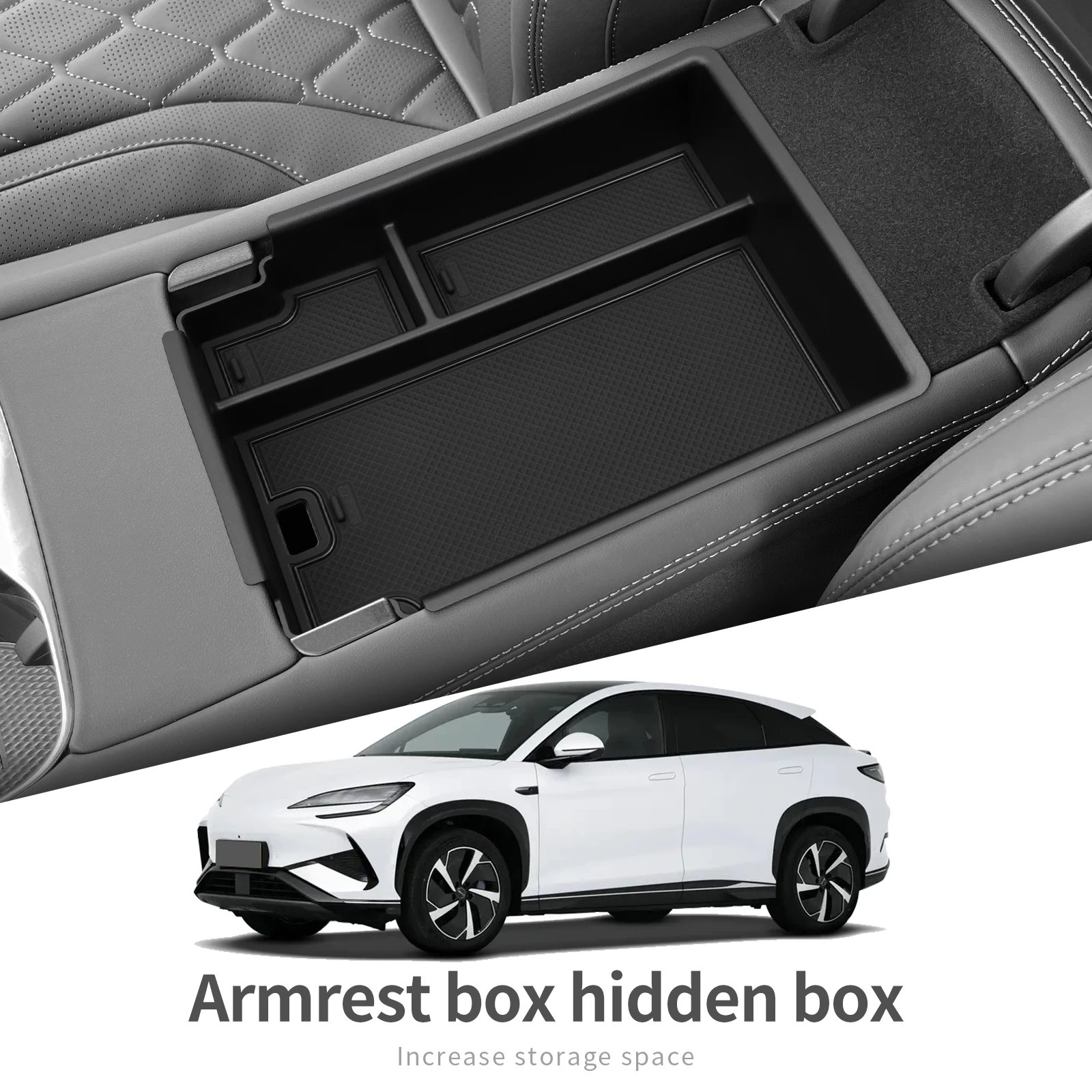 BYD Sealion 7 2024-25 Black Anti-Slip Storage Tray