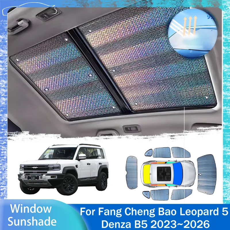 Denza B5 (2023-2026) Sunroof & Windshield Sunshade