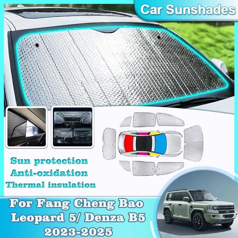 Full Car Sunshade Set for Leopard 5 / Denza B5 (2023-25)