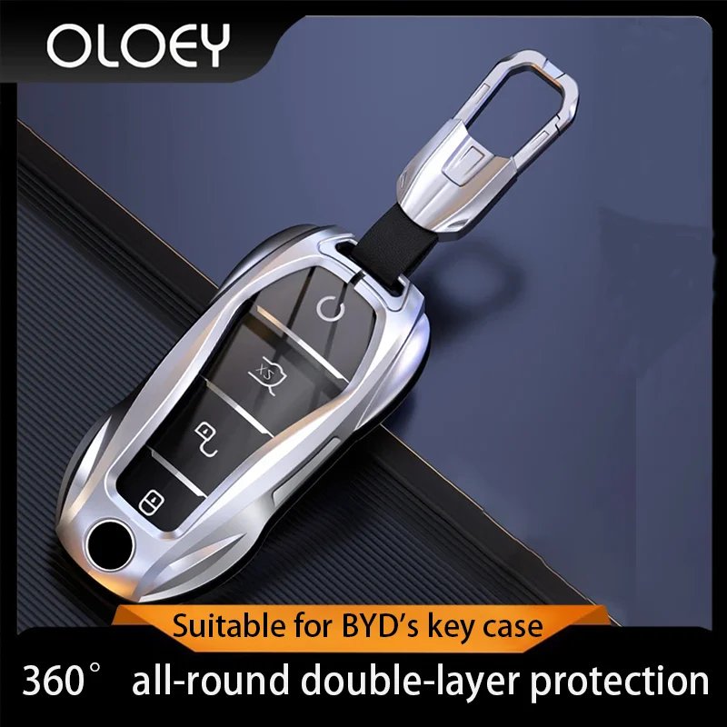 Sleek Metal Key Fob Cover for BYD ATTO 3 & Atto 2