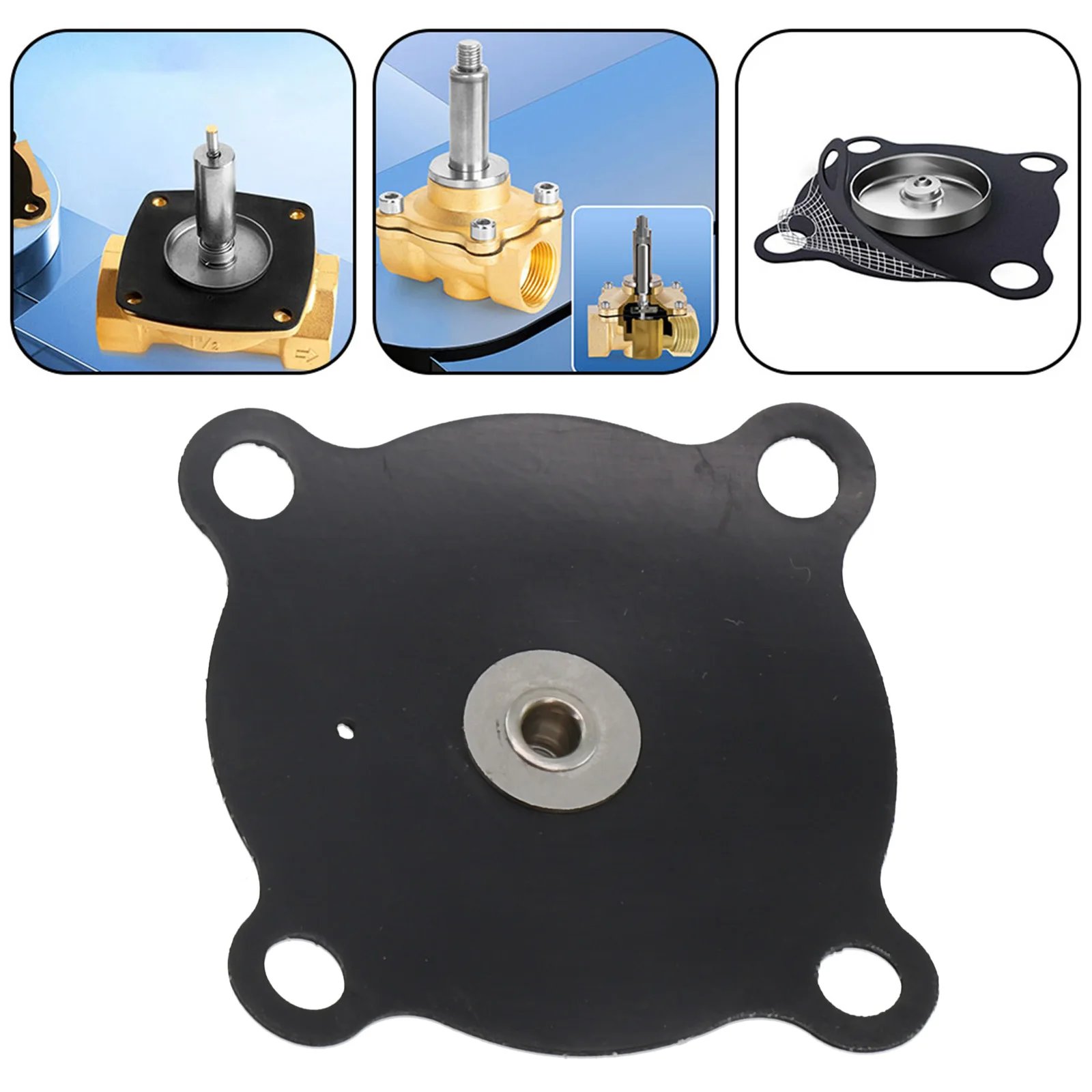 Replacement Rubber Solenoid Valve Diaphragm 1/2 & 3/4 in