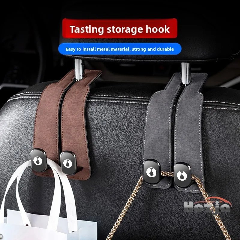 2-in-1 Denza Car Headrest Hook – Rear Seat Hanger