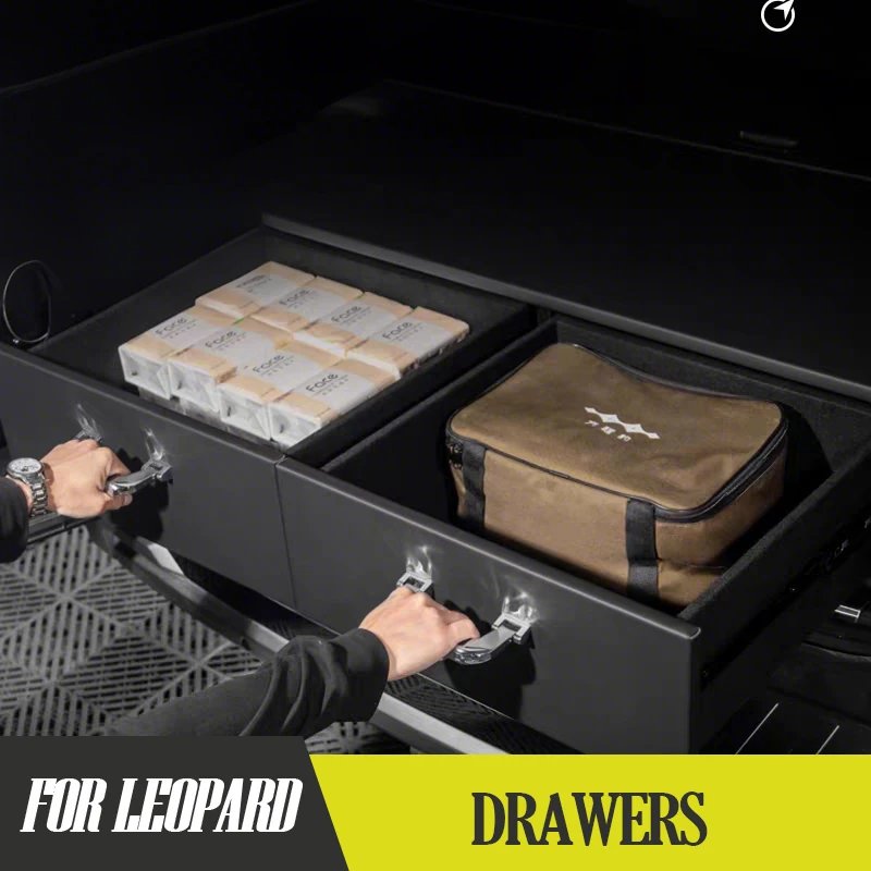 Formula Leopard 8 Waterproof Aluminum Trunk Drawer Organizer